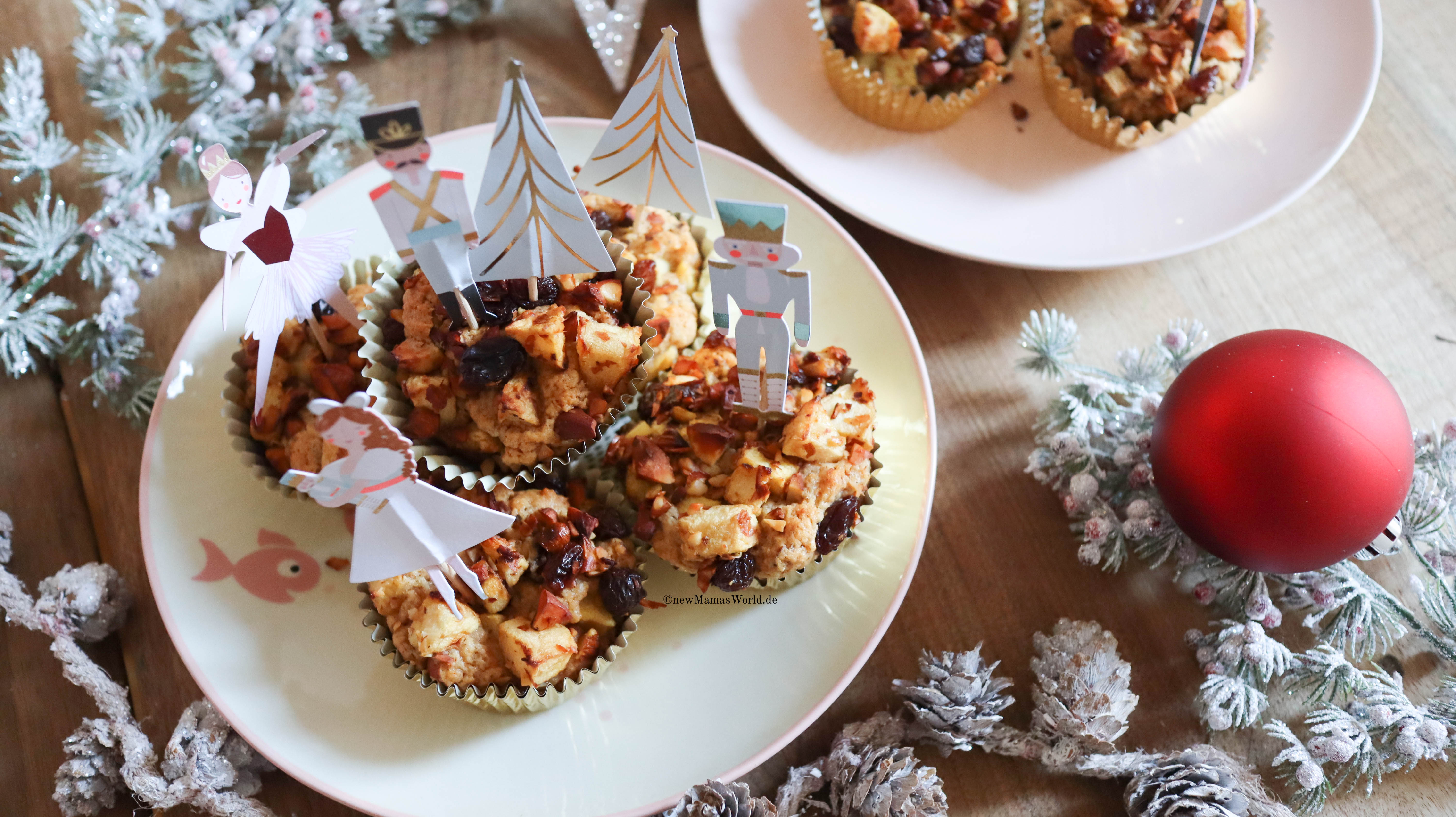 vegane Bratapfelmuffins