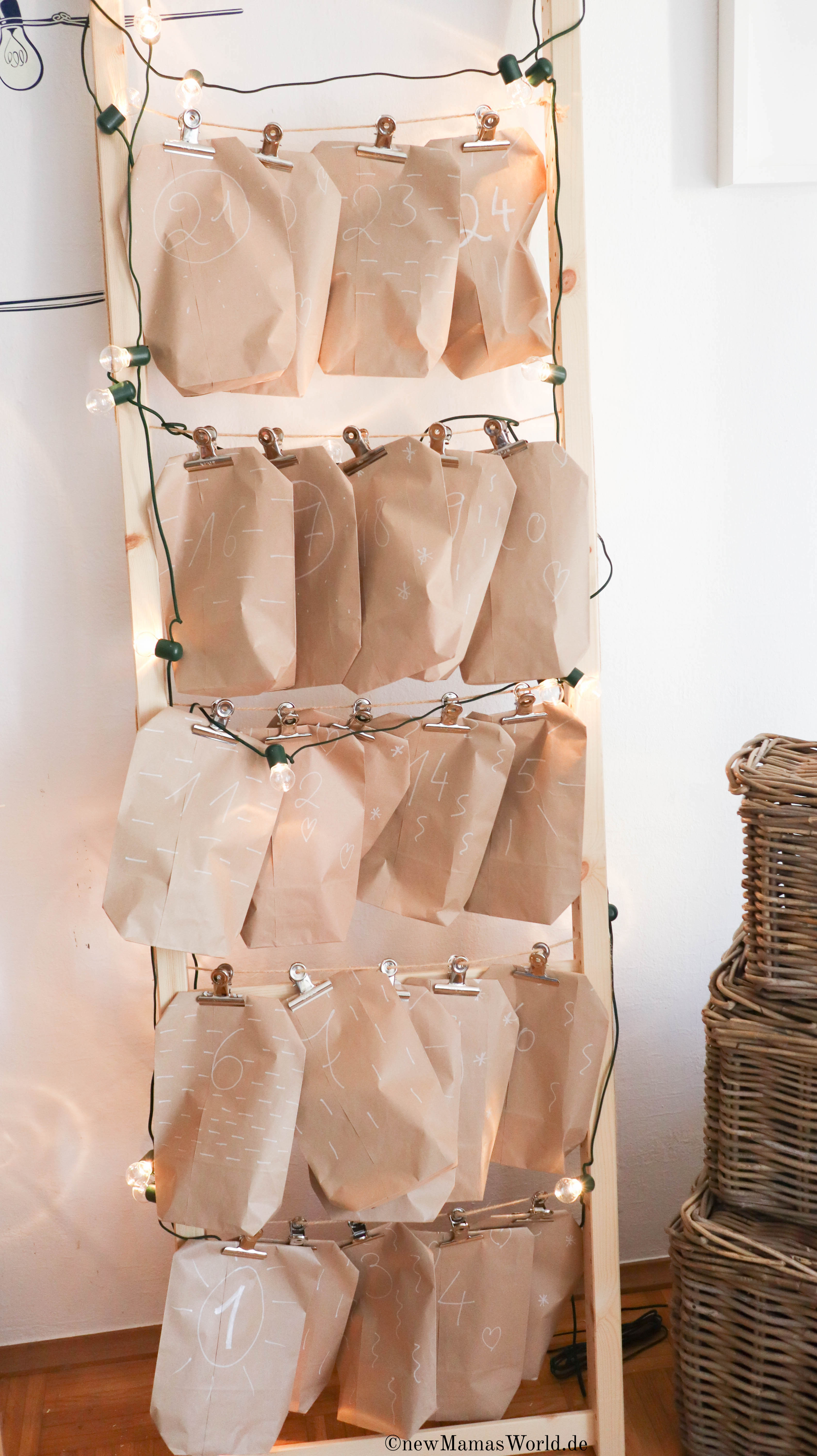 Adventskalender selber basteln